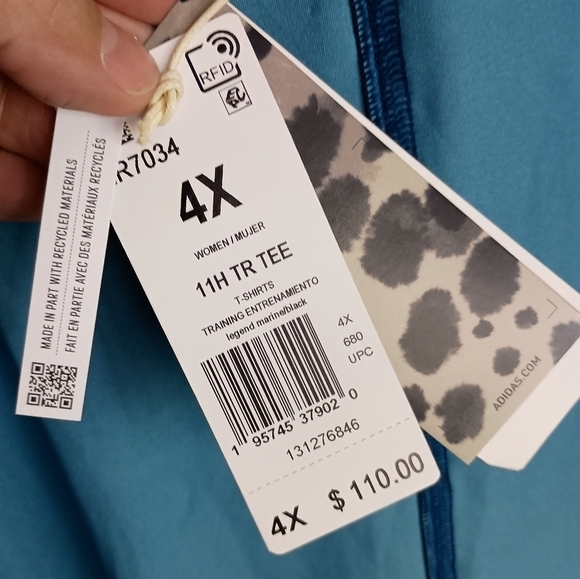 NWT Adidas Tops Nwt Adidas x 11 Honor Training Tee Plus $110 - Picture 10 of 12